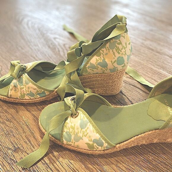 Lilly Pulitzer Shoes - Lilly Pulitzer tie wedges /espadrilles